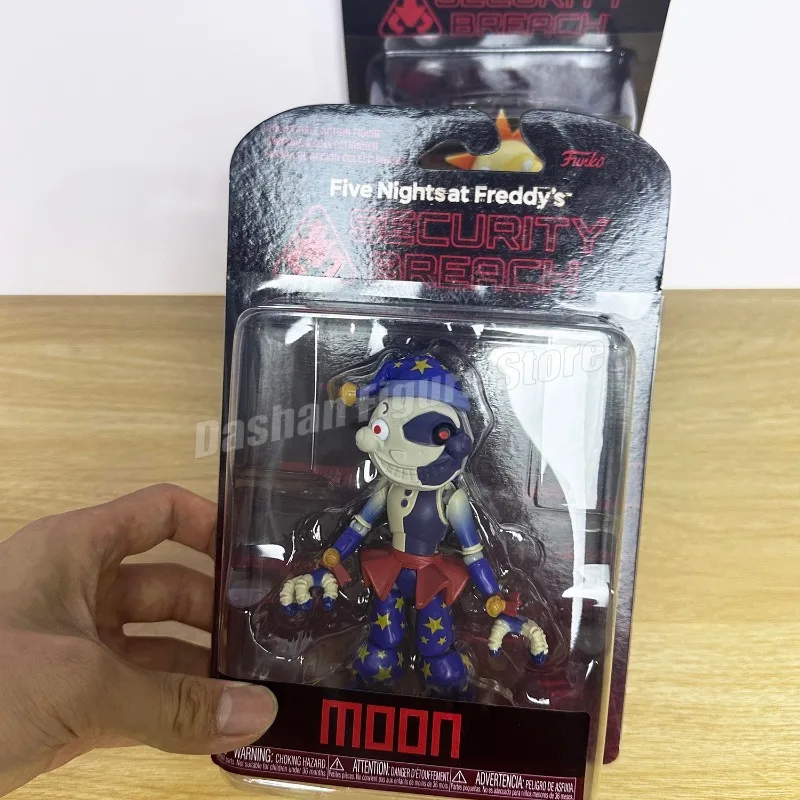 Game Boss Model Sundrop Moondrop FNAF Action Figure Special Edition Joints Movable Collection Sun Moon Joker Figurine Toys Gifts