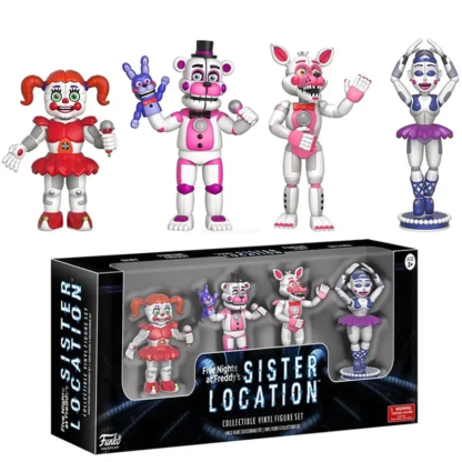 4pcs/set Fnaf Five Nights At Security Breach Action Figures Bonnie Foxy Toys Fazbear Bear Doll Model Toy For Kids Birthday Gift - Image 6