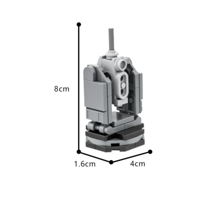 MOC Helldivers 2 Game Sentry Stratagems Building Blocks Model Battlefield Sentinel Turret Launcher Assemble Bricks Toy Kids Gift - Image 5