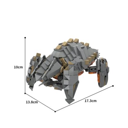 New MOC Shooting Game Helldivers 2 Terminator Monster Bricks Terminid Charger Building Blocks Model Child Assemble Toys Gifts - Image 3