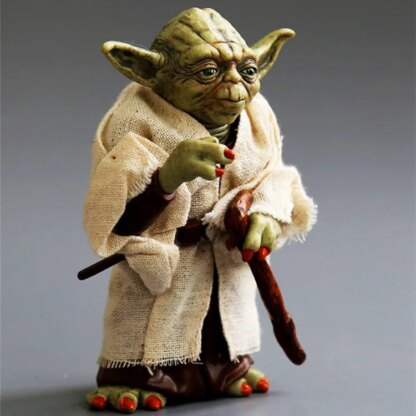 Star War Mandalorian Characters Master YODA with Cloth Action Figure Toys - Image 2