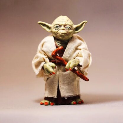 Star War Mandalorian Characters Master YODA with Cloth Action Figure Toys - Image 3