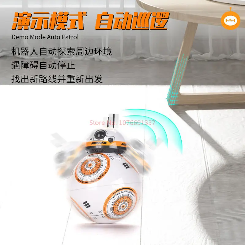 Hot Star Wars Smart Remote Control Bb 8 Robot 2.4g Remote Control Doll Spherical Toys Robot Model For Children Gift