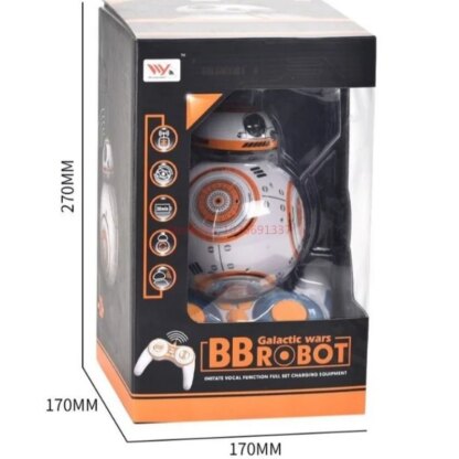 Hot Star Wars Smart Remote Control Bb 8 Robot 2.4g Remote Control Doll Spherical Toys Robot Model For Children Gift - Image 6